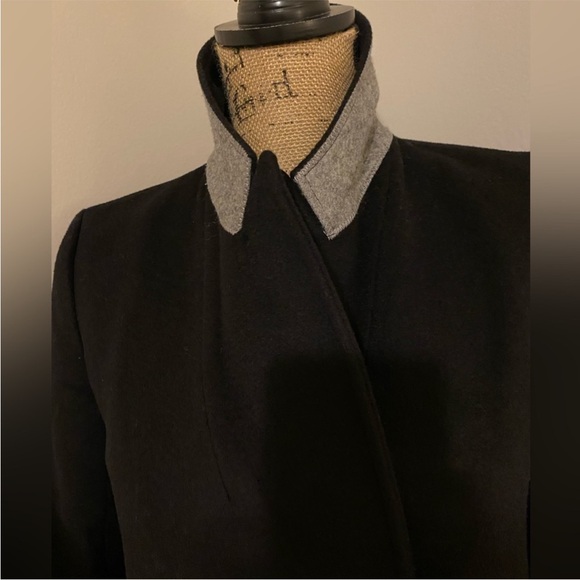 $398 J.Crew DOUBLE-BREASTED TOPCOAT IN
WOOL CASHMERE Black - Picture 14 of 14
